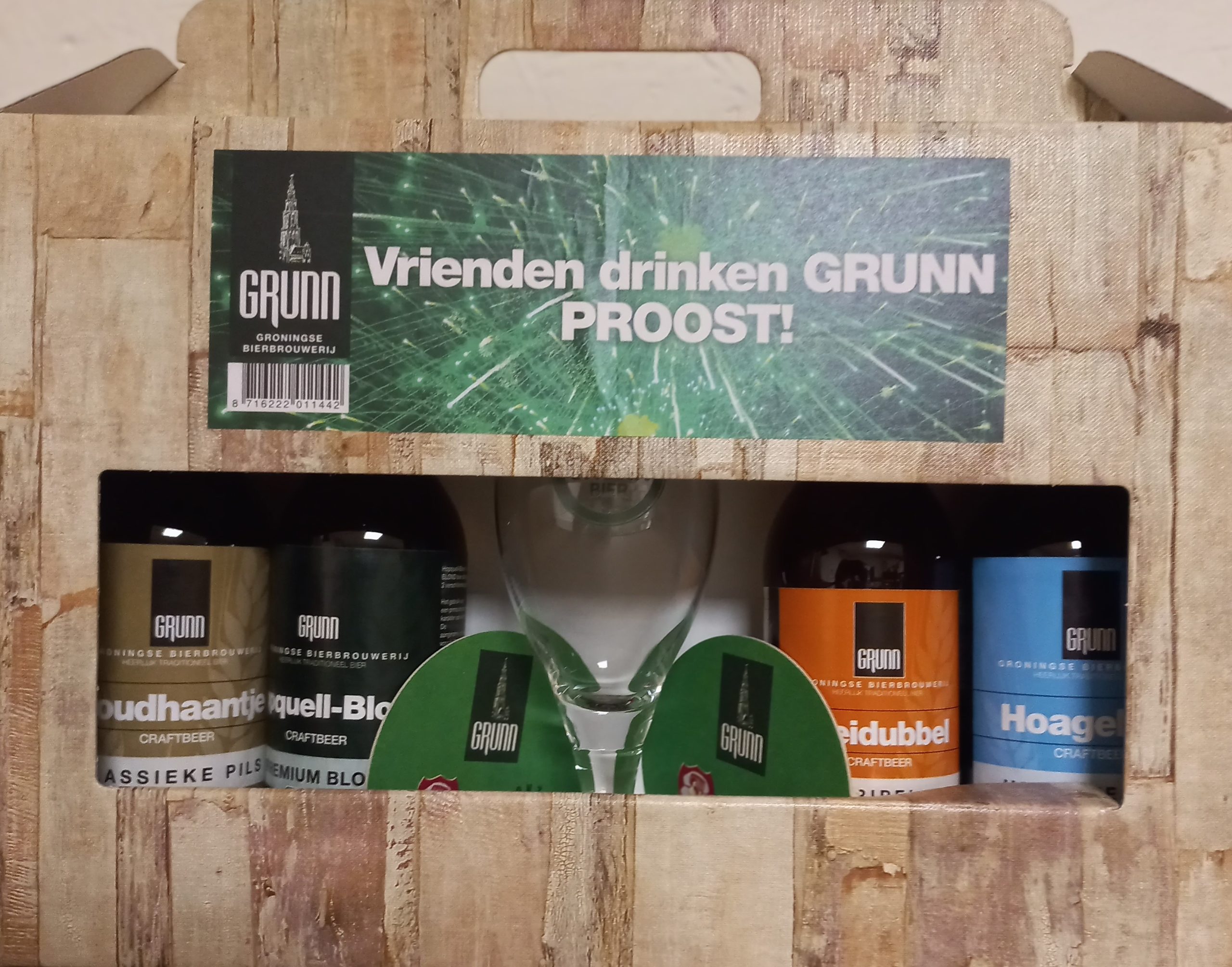 20260415_110252 BierKadodoos Grunn (4x 33cl + glas) - Afbeelding 1