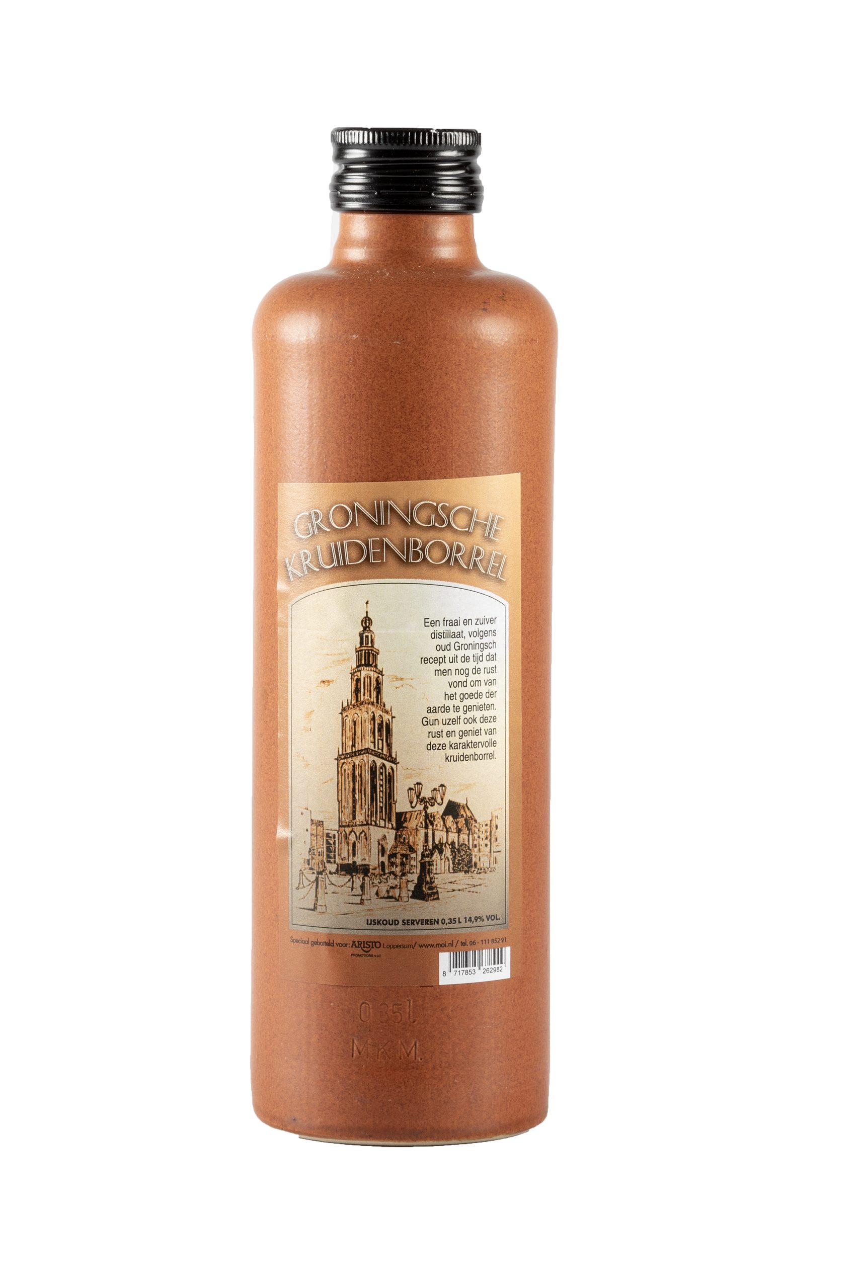 GRONINSCHE KRUIDENBORREL Groningsche Kruidenborrel 0,35 Ltr. - Afbeelding 1