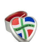 Geurkaarsje Hart "ik bin wies mit die"