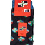 Groninger sokken vlag rond (1paar lange sok) maat 36-41