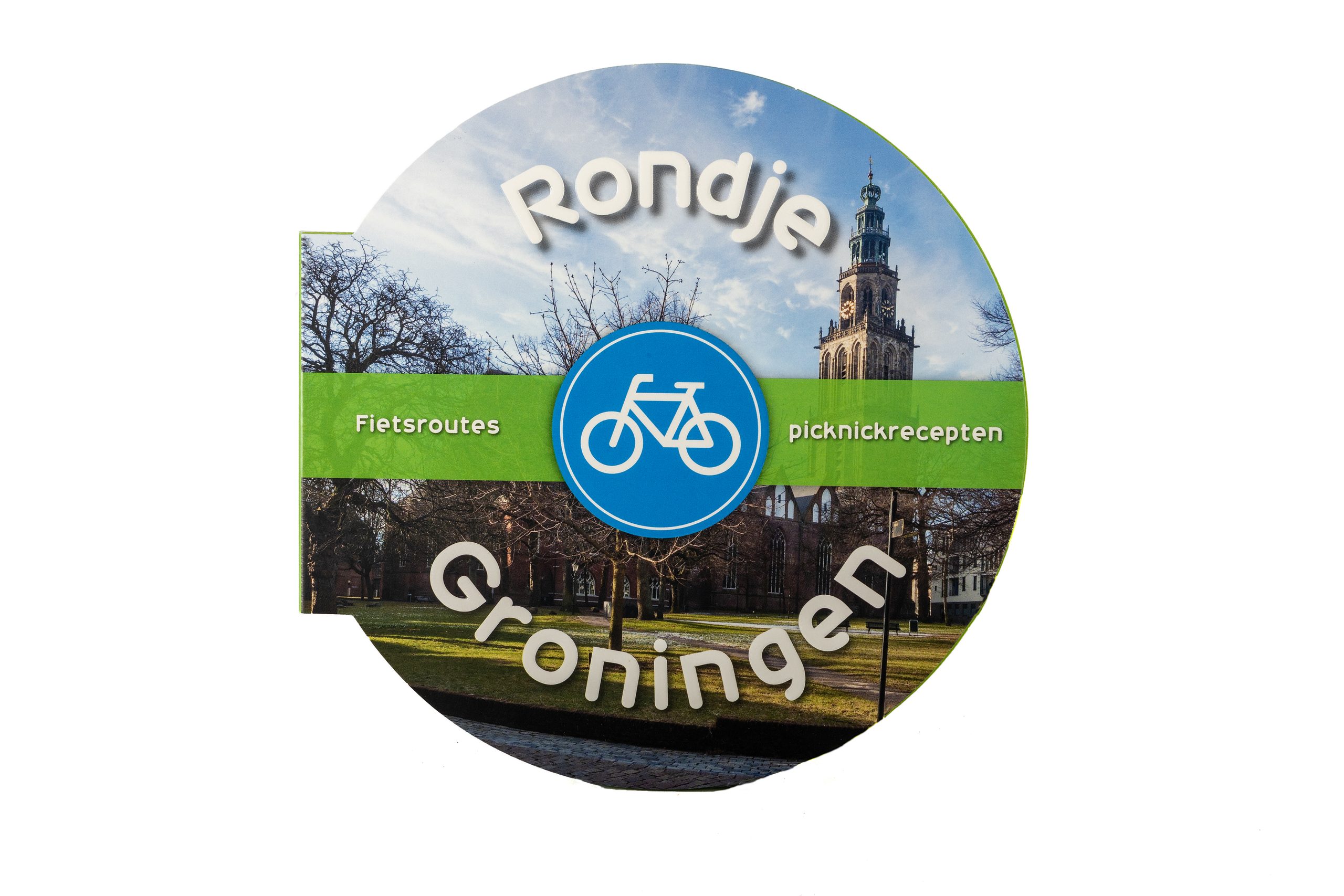 RONDJE GRONINGEN Boekje rondje Groningen fiets - Afbeelding 1