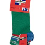 Groninger sok met 1 vlag en groene voet (36-41)