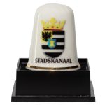Vingerhoed wapen Stadskanaal in doosje