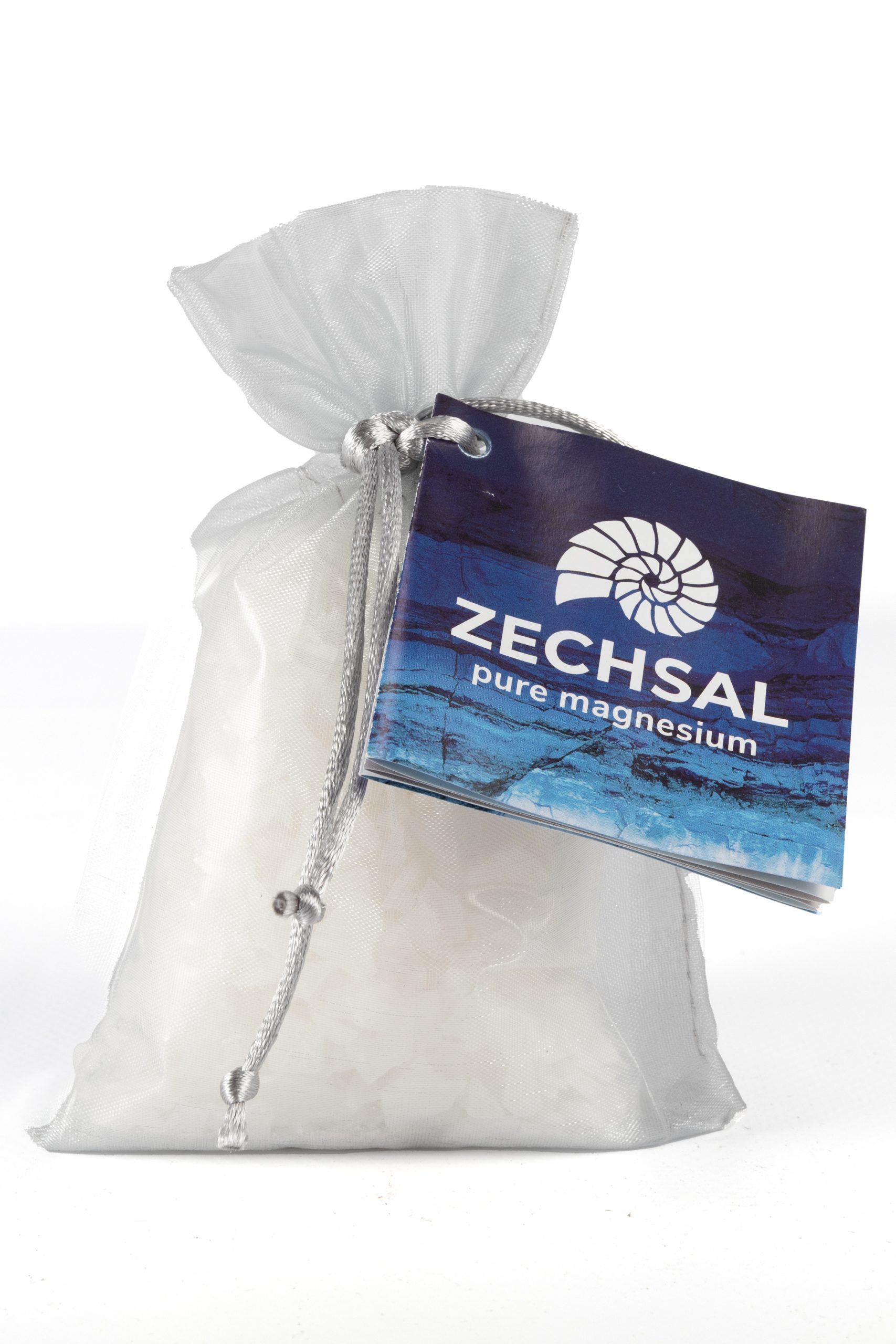 ZECHSAL PURE MAGNESIUM Zechsal heilzaam badzout (geschenkverpakking 125 gram, organza zakje) - Afbeelding 1